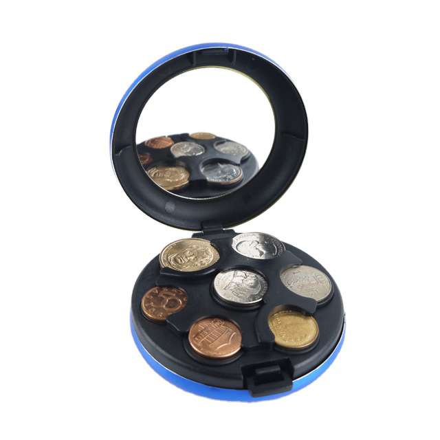 Mini Cute Cute Frame Round Coin Purse Coin Storage Case